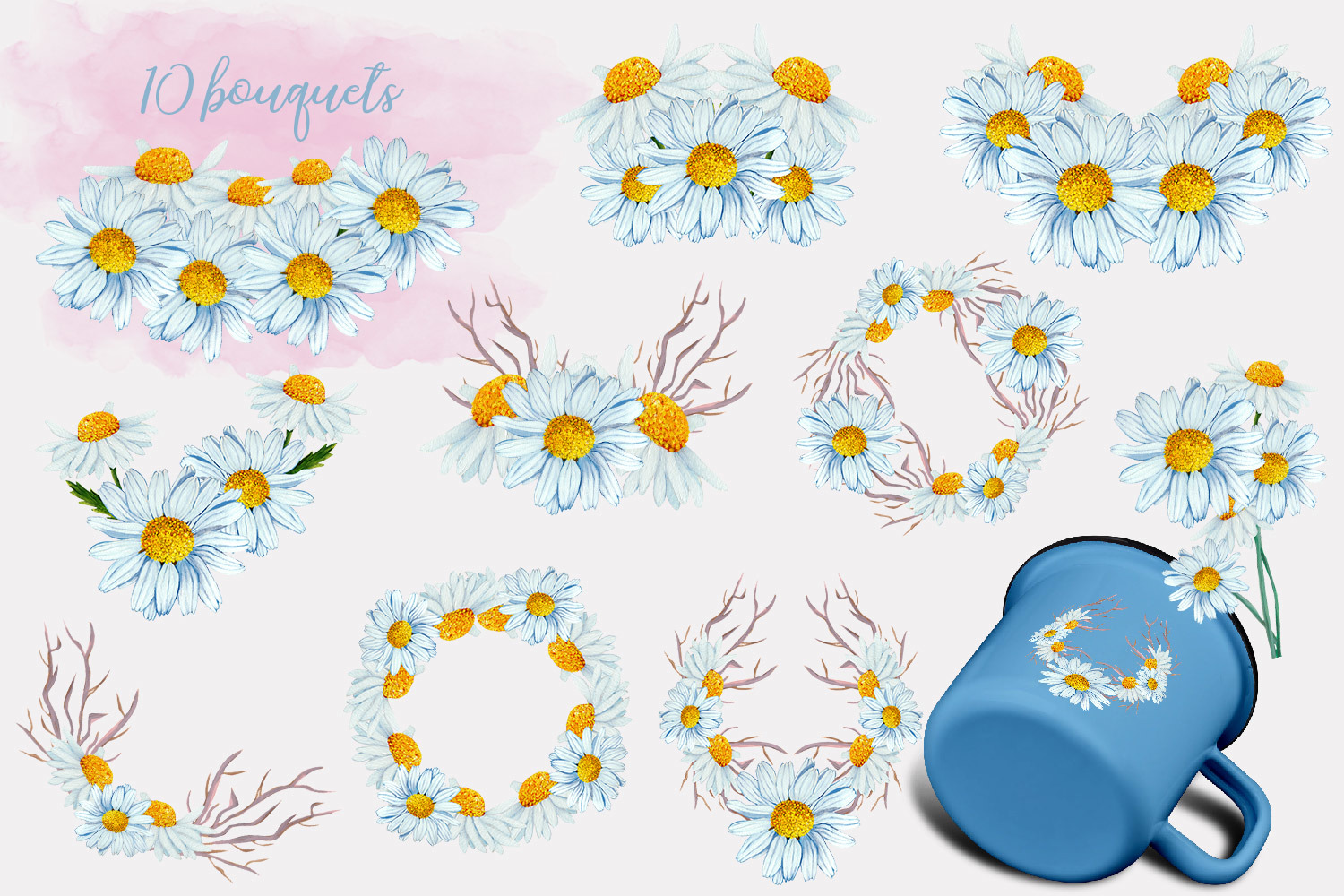 Romantic Daisy Collection II