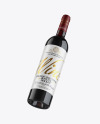 Fly Green Glass Red Wine Bottle Mockup Fly Green Glass Red Wine Bottle Mockup