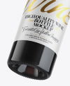 Fly Green Glass Red Wine Bottle Mockup Fly Green Glass Red Wine Bottle Mockup