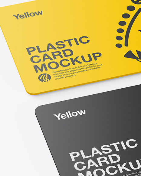 Plastic Cards Mockup