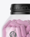 Clear Pills Bottle Mockup