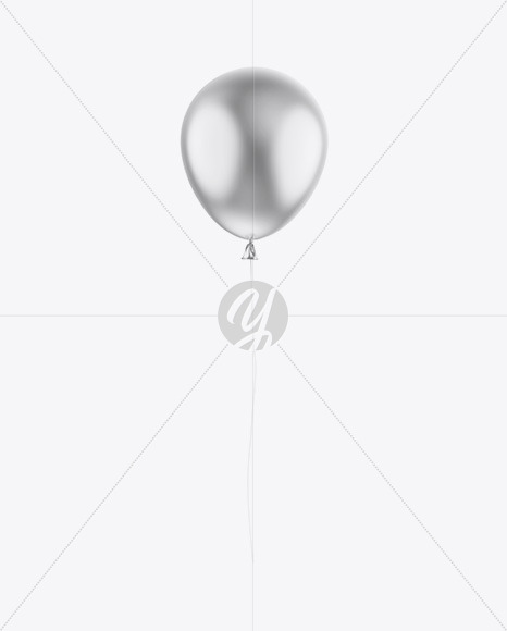 Metallic Balloon Mockup