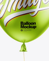 Metallic Balloon Mockup