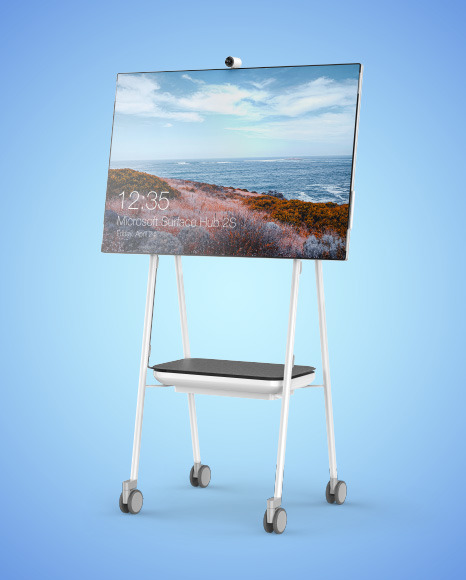 Microsoft Surface Hub 2S Mockup