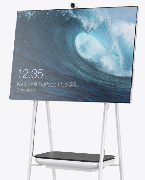 Microsoft Surface Hub 2S Mockup