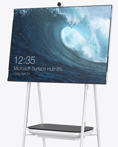 Microsoft Surface Hub 2S Mockup