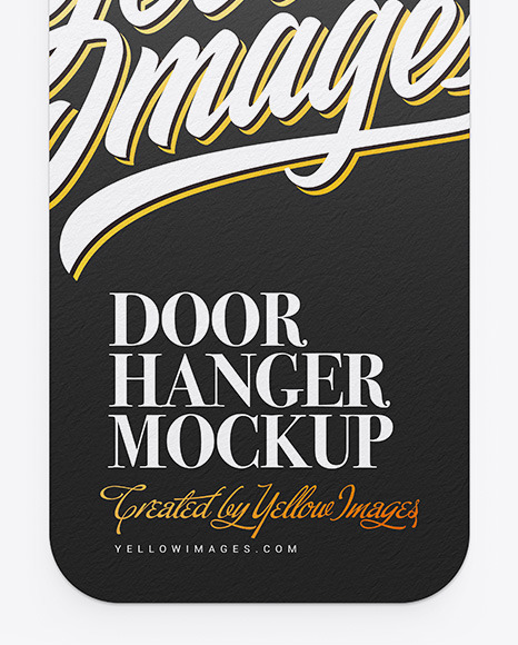 Door Hanger Mockup