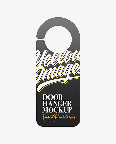 Door Hanger Mockup