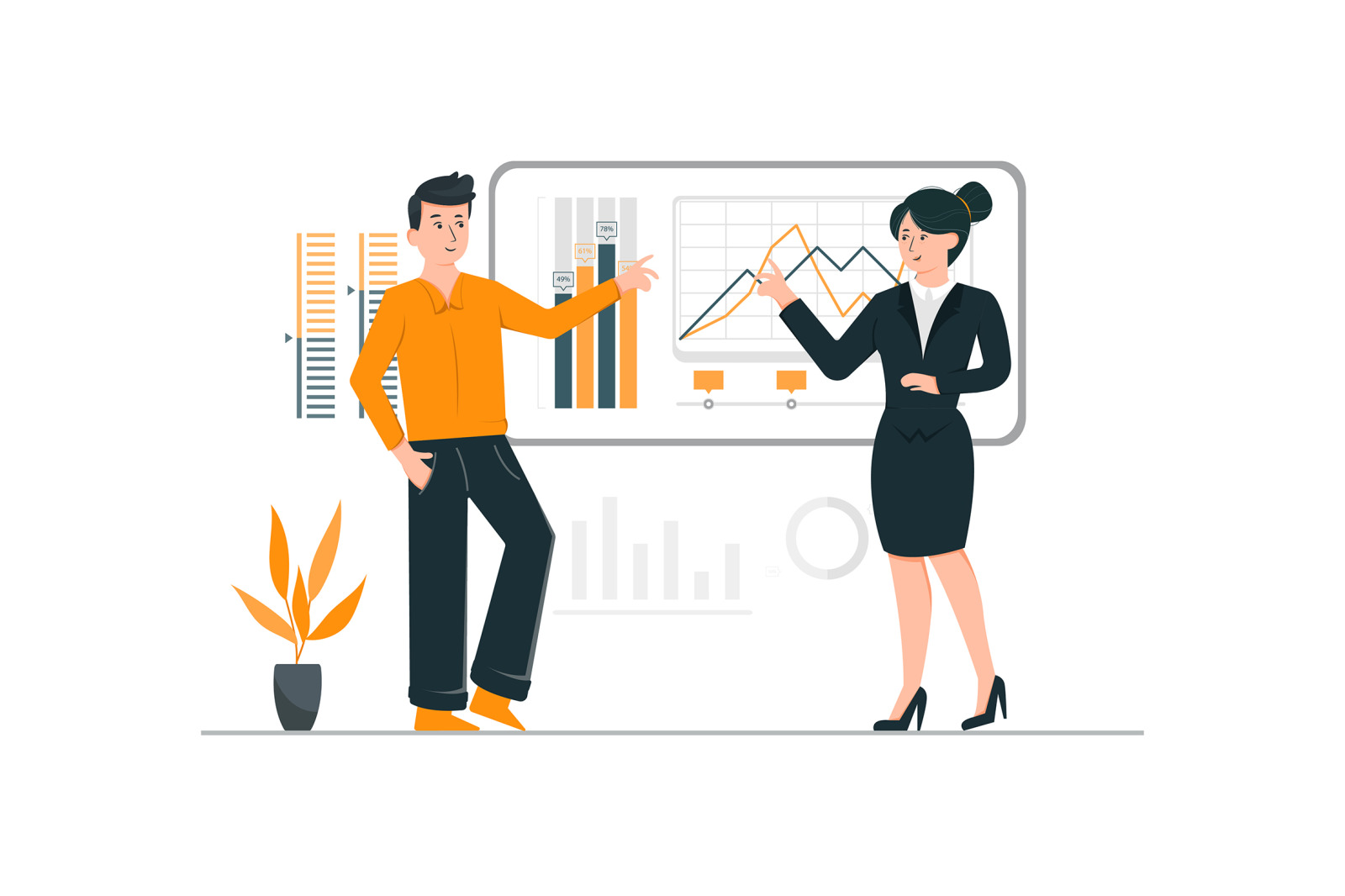 M73_Business Meeting Illustrations M73_Business Meeting Illustrations