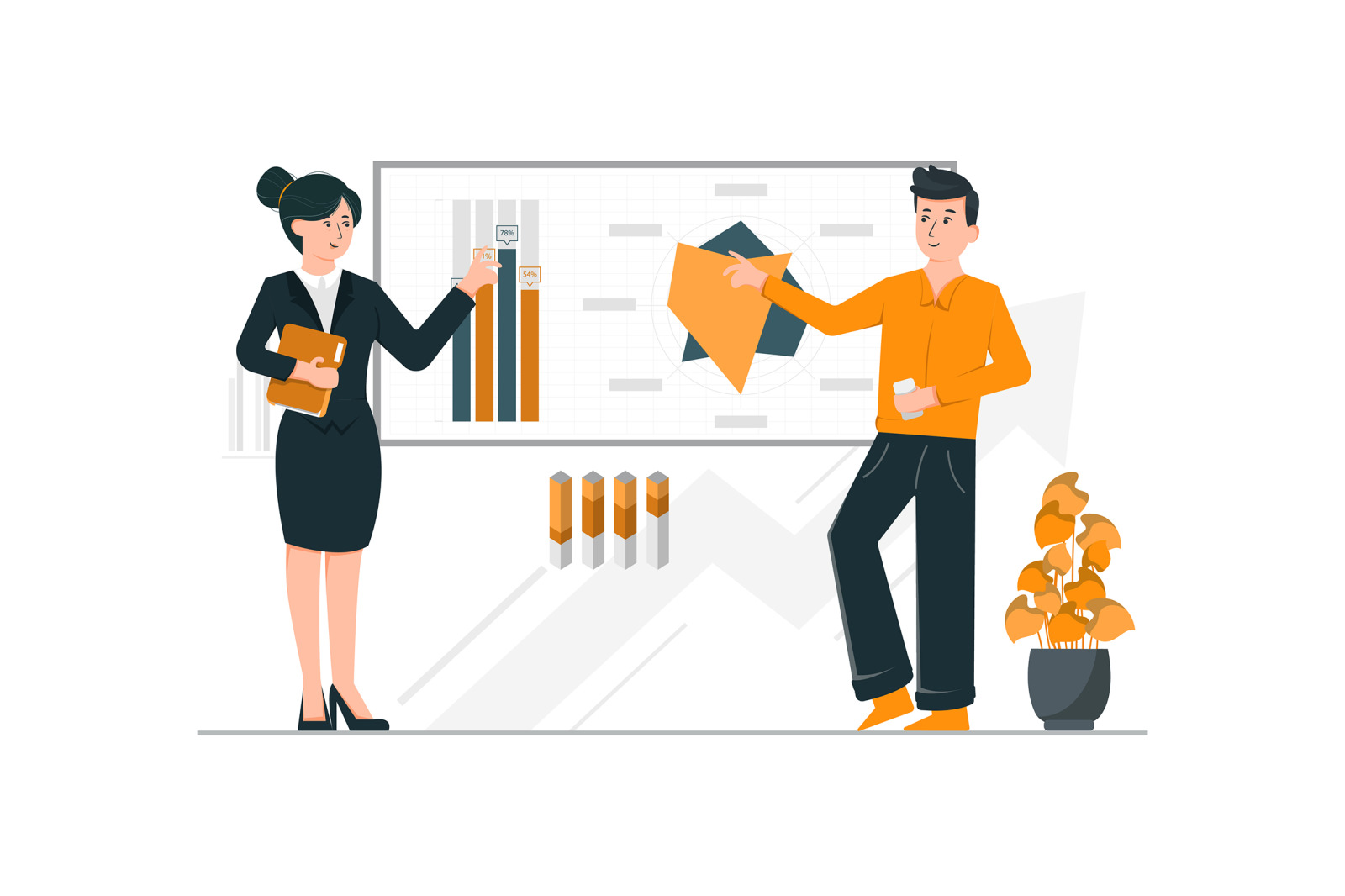 M73_Business Meeting Illustrations M73_Business Meeting Illustrations