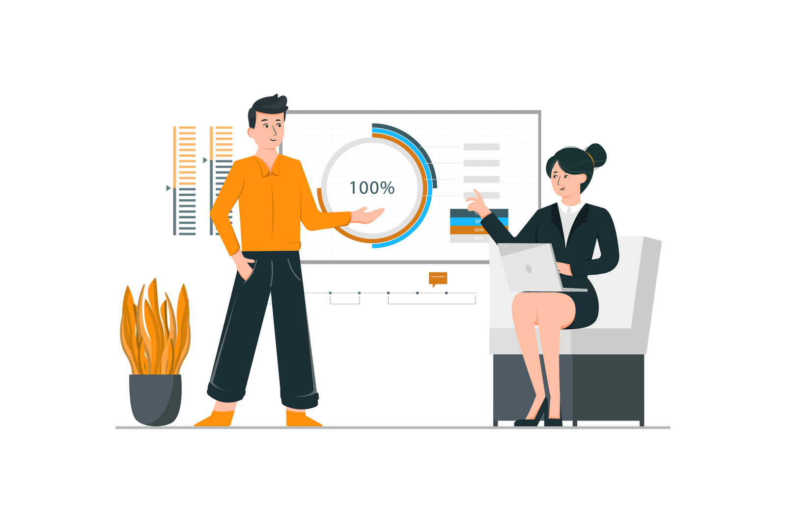 M73_Business Meeting Illustrations M73_Business Meeting Illustrations