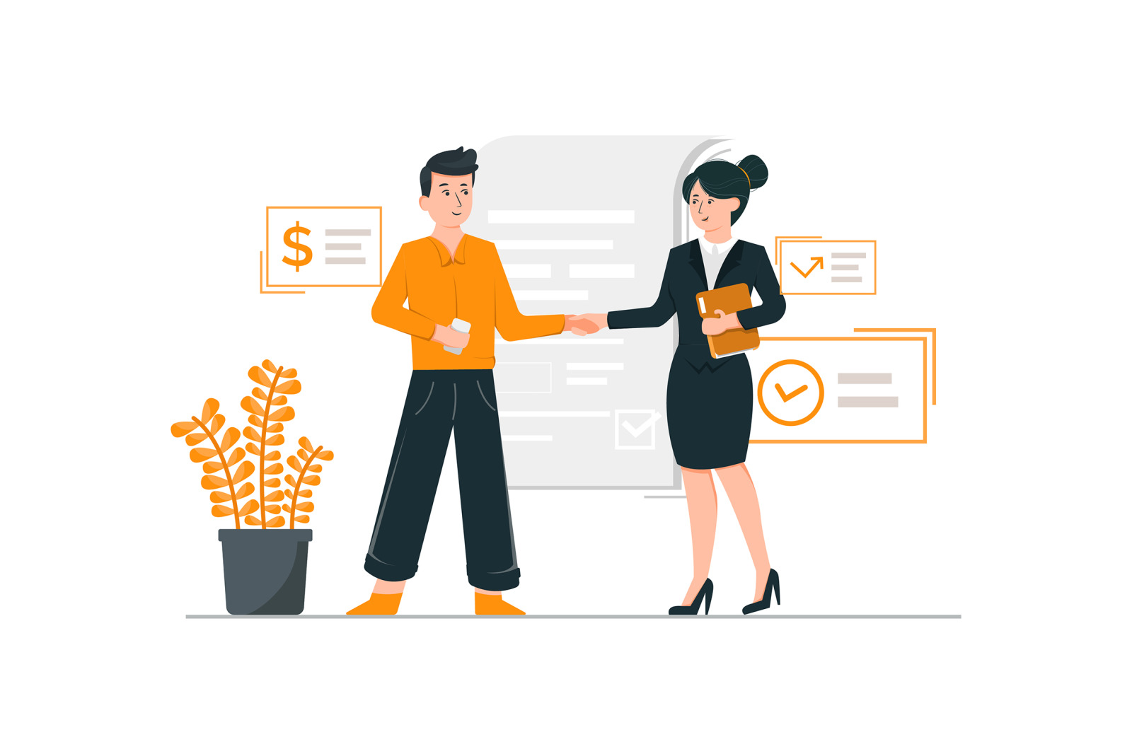 M73_Business Meeting Illustrations M73_Business Meeting Illustrations