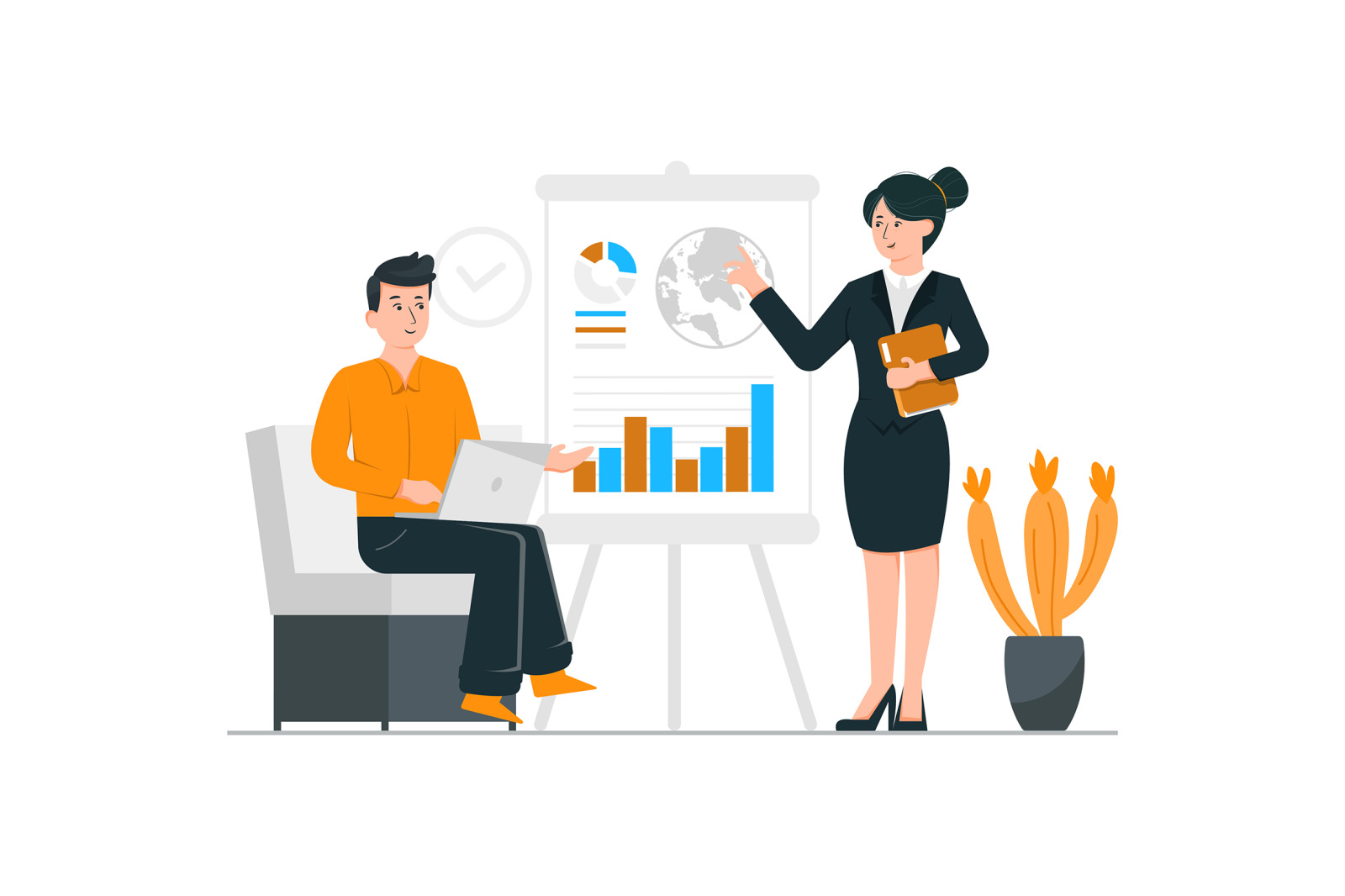 M73_Business Meeting Illustrations M73_Business Meeting Illustrations