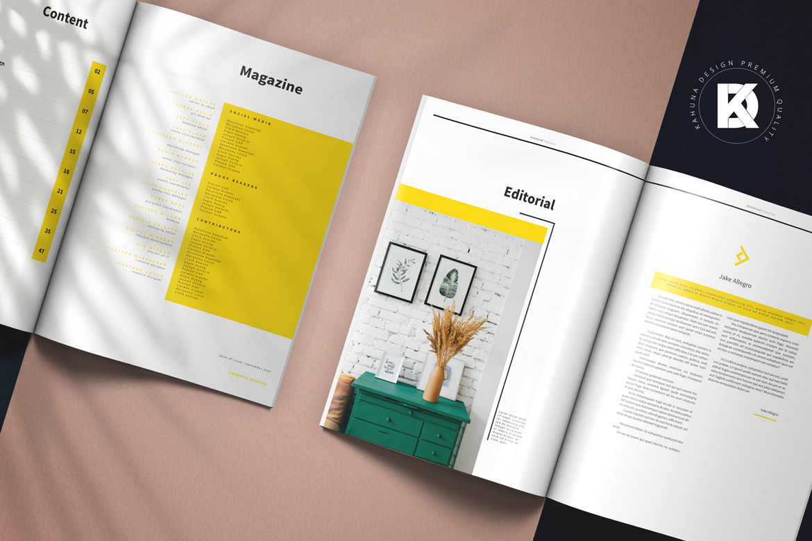 Magazine Template Magazine Template