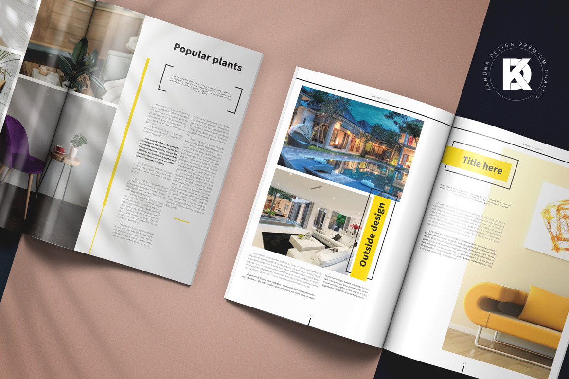 Magazine Template Magazine Template