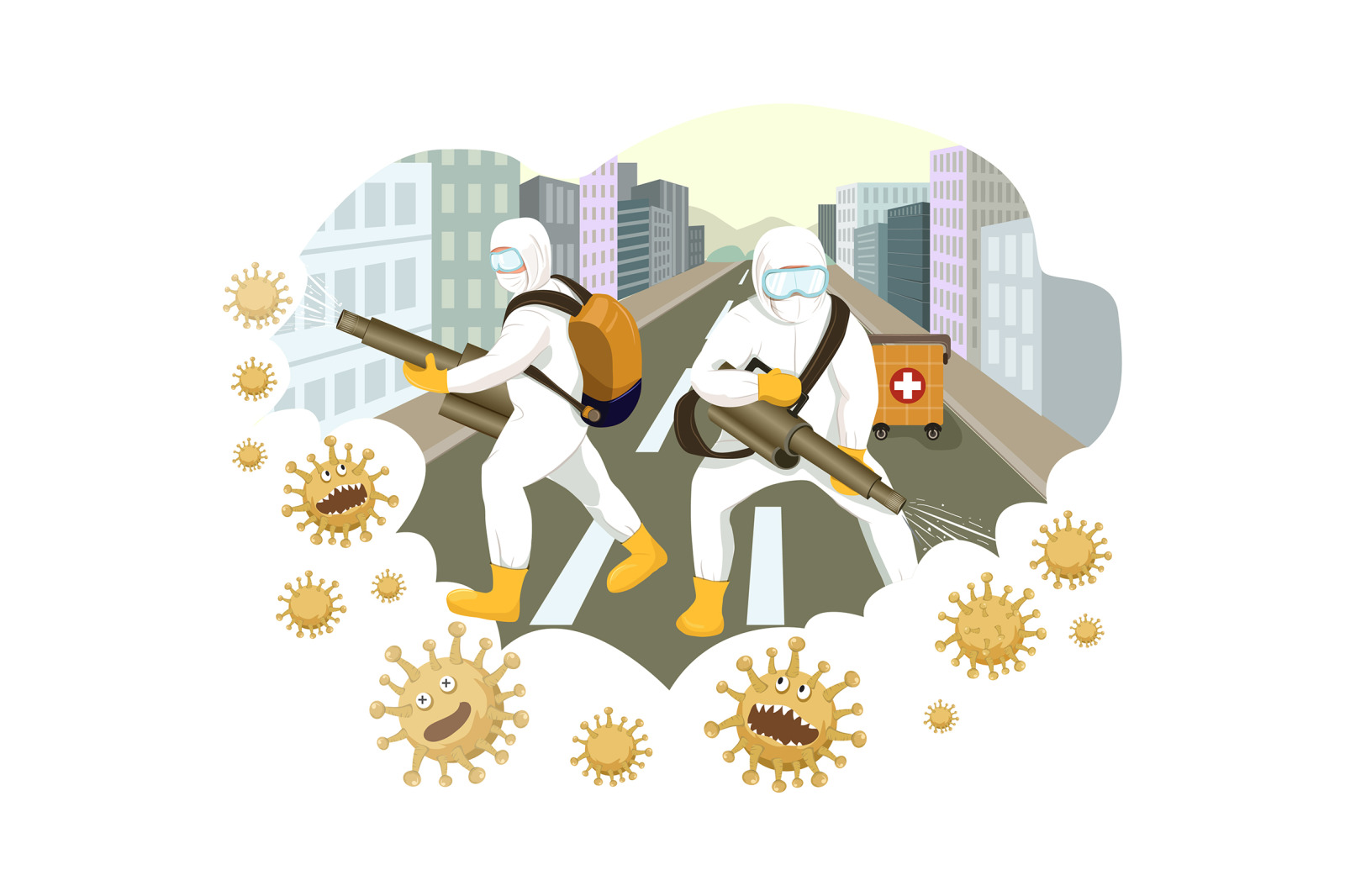 M71_Coronavirus Illustrations M71_Coronavirus Illustrations