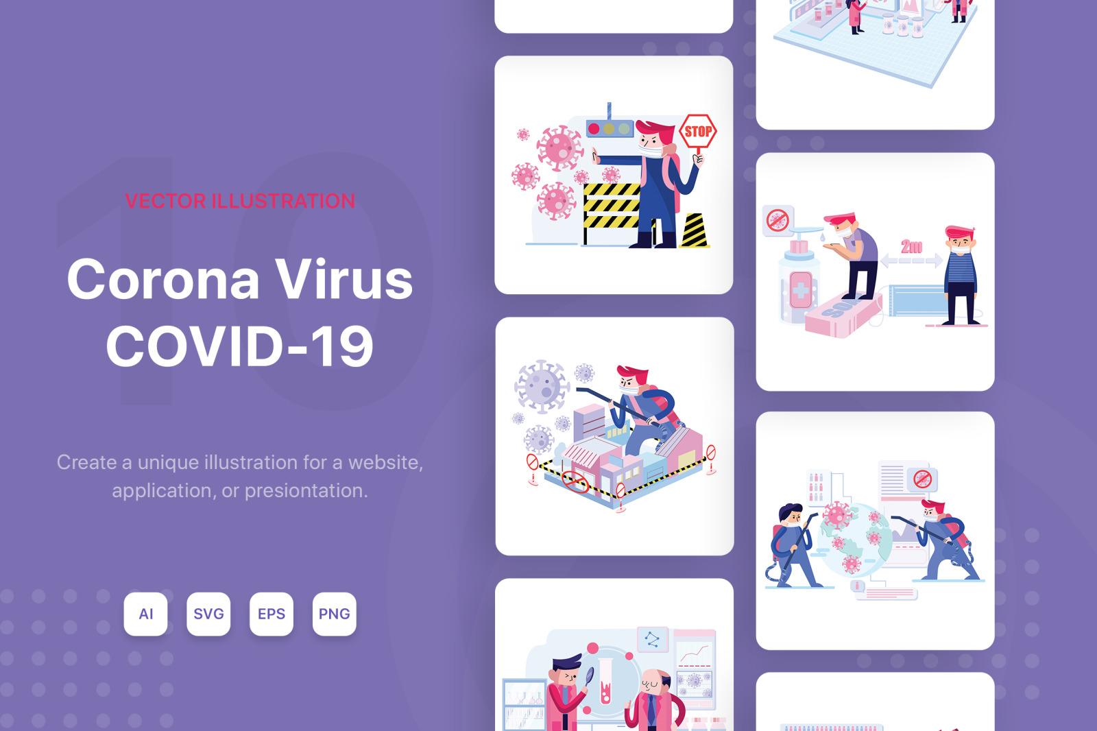 M70_Coronavirus Illustrations M70_Coronavirus Illustrations