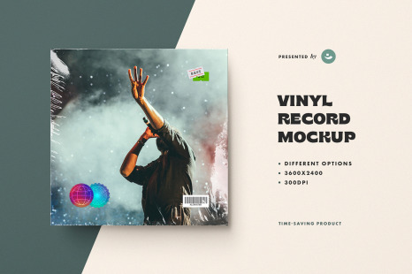 Vinyl Record Mockup - Vinyl