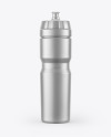 Matte Metallic Sport Bottle Mockup