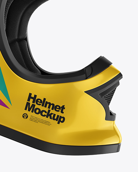 Motocross Helmet Mockup