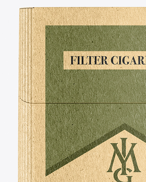 Kraft Cigarette Pack Mockup Kraft Cigarette Pack Mockup