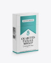 Paper Cigarette Pack Mockup Paper Cigarette Pack Mockup