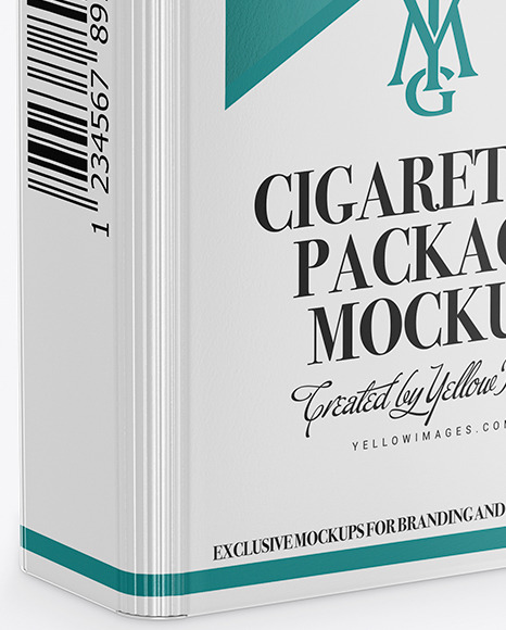 Paper Cigarette Pack Mockup Paper Cigarette Pack Mockup
