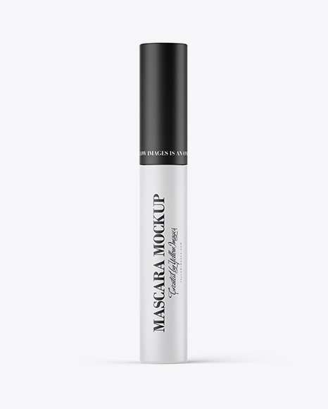 Matte Mascara Tube Mockup