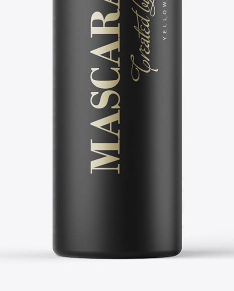 Matte Mascara Tube Mockup