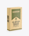Kraft Cigarette Pack Mockup Kraft Cigarette Pack Mockup