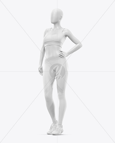 Women&#039;s Fitness Kit Mockup