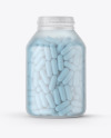 Frosted Pills Bottle Mockup