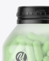 Frosted Pills Bottle Mockup