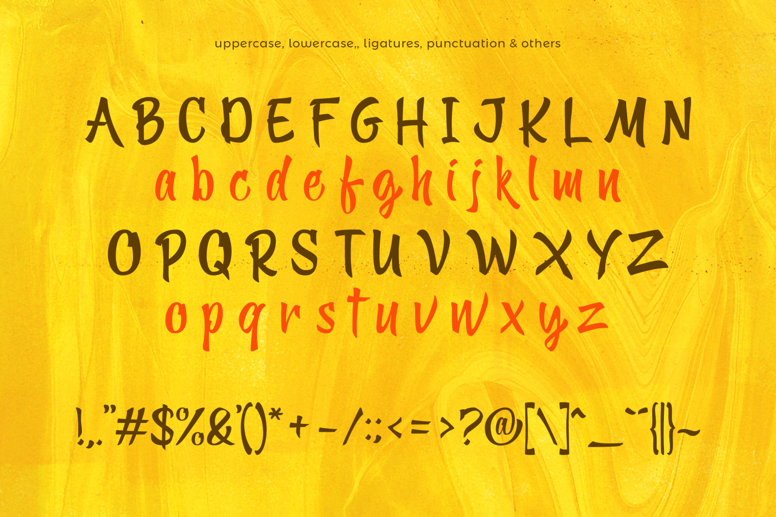 Yellow Ginger Font Yellow Ginger Font
