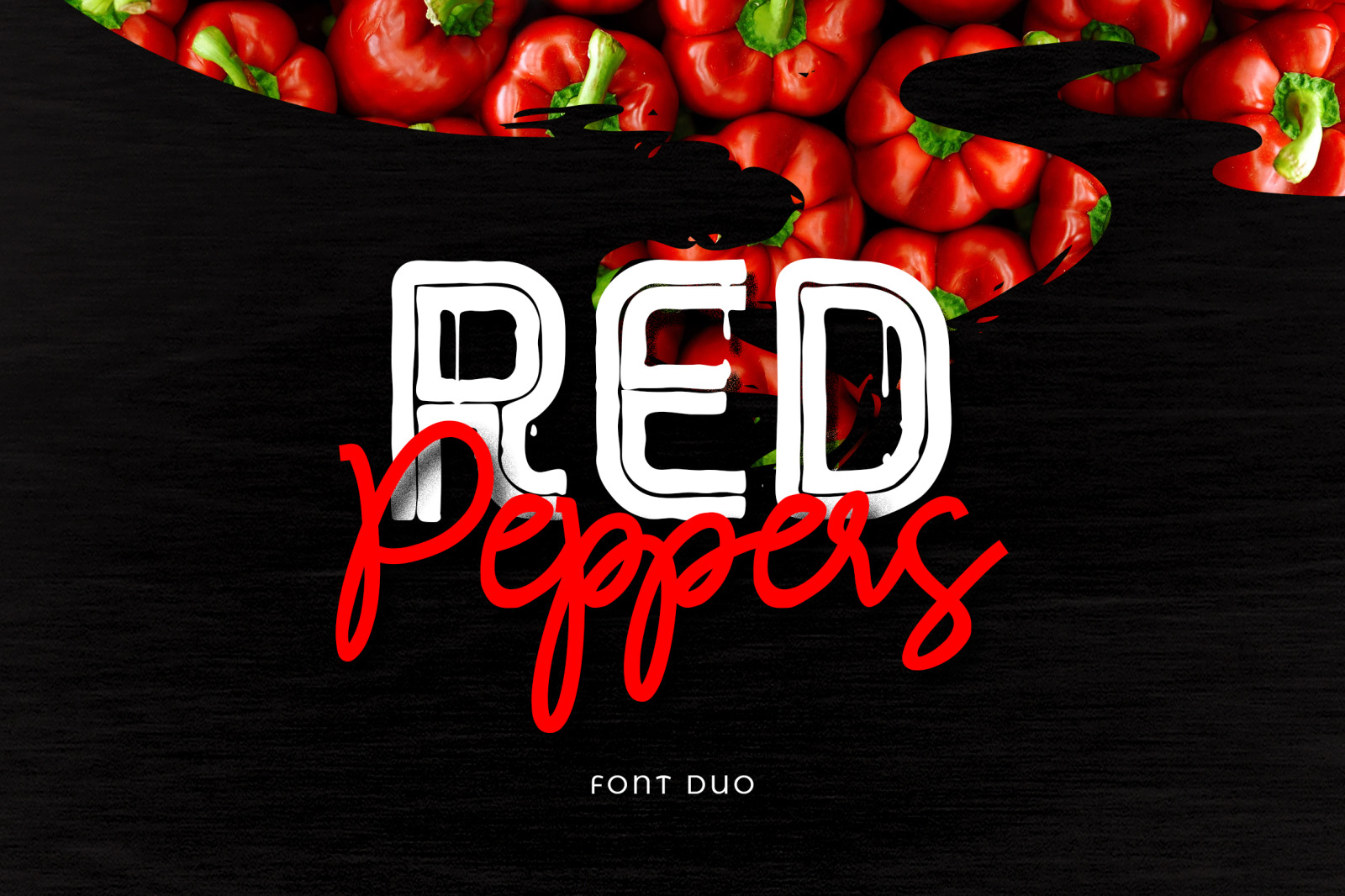 Red Peppers Font Duo Red Peppers Font Duo