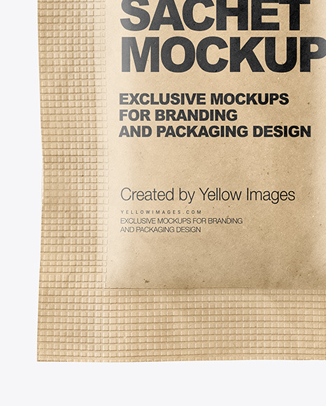 Kraft Paper Sachet Mockup