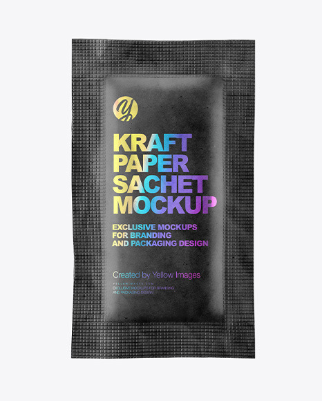 Kraft Paper Sachet Mockup