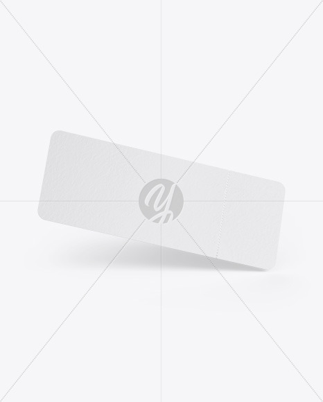 Paper Ticket Mockup