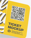 Paper Ticket Mockup