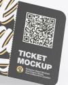 Paper Ticket Mockup