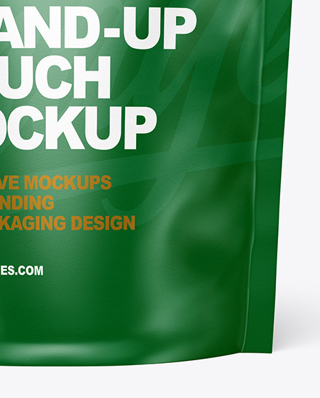 Paper Stand-up Pouch Mockup