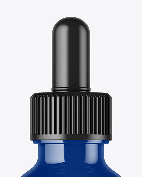 Glossy Dropper Bottle Mockup