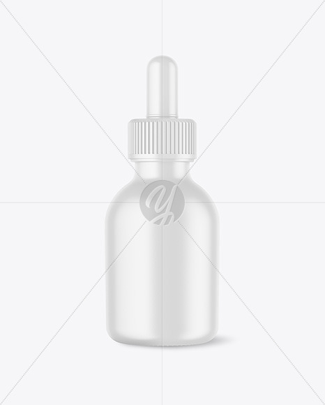 Matte Dropper Bottle Mockup