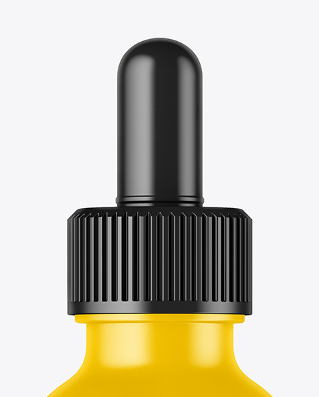 Matte Dropper Bottle Mockup Matte Dropper Bottle Mockup