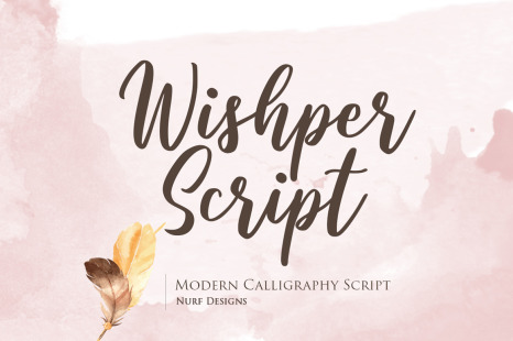 Wishper Script - Pretty Font