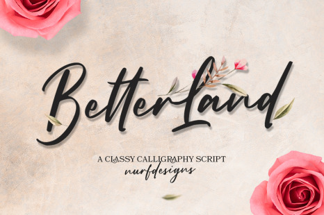 Better Land - Pretty Font