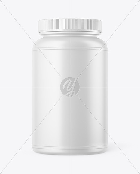 Matte Pills Bottle Mockup