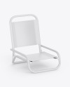 Glossy Beach Chair Mockup