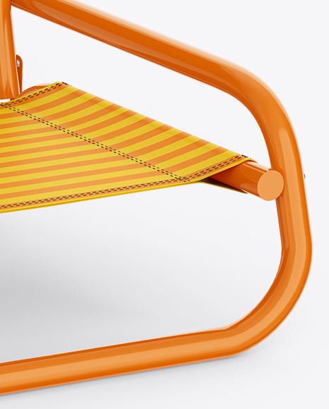 Glossy Beach Chair Mockup