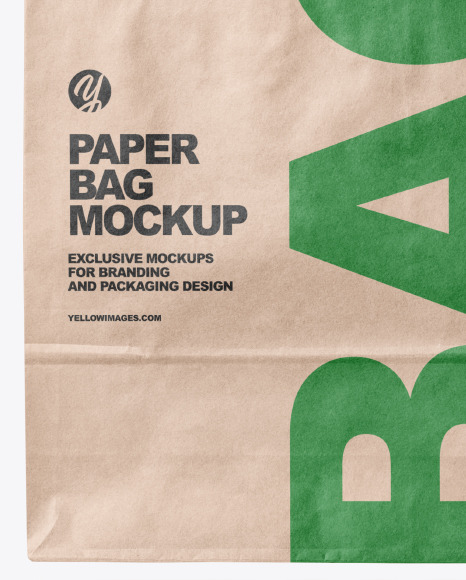 Hand w/ Paper Bag Mockup